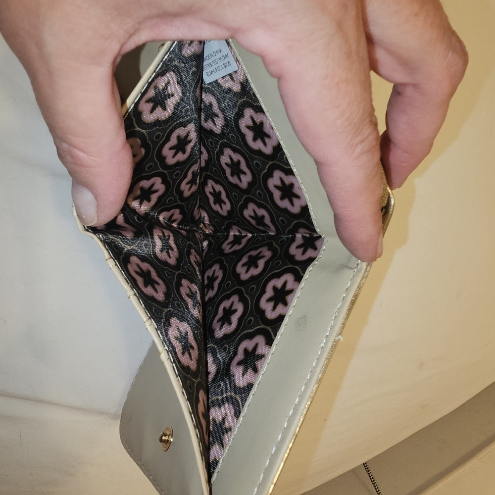 Kedzie Gold Zip Around Wallet - Picture 9 of 10